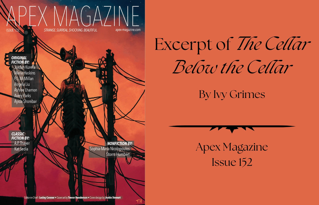 Excerpt of THE CELLAR BELOW THE CELLAR by Ivy Grimes