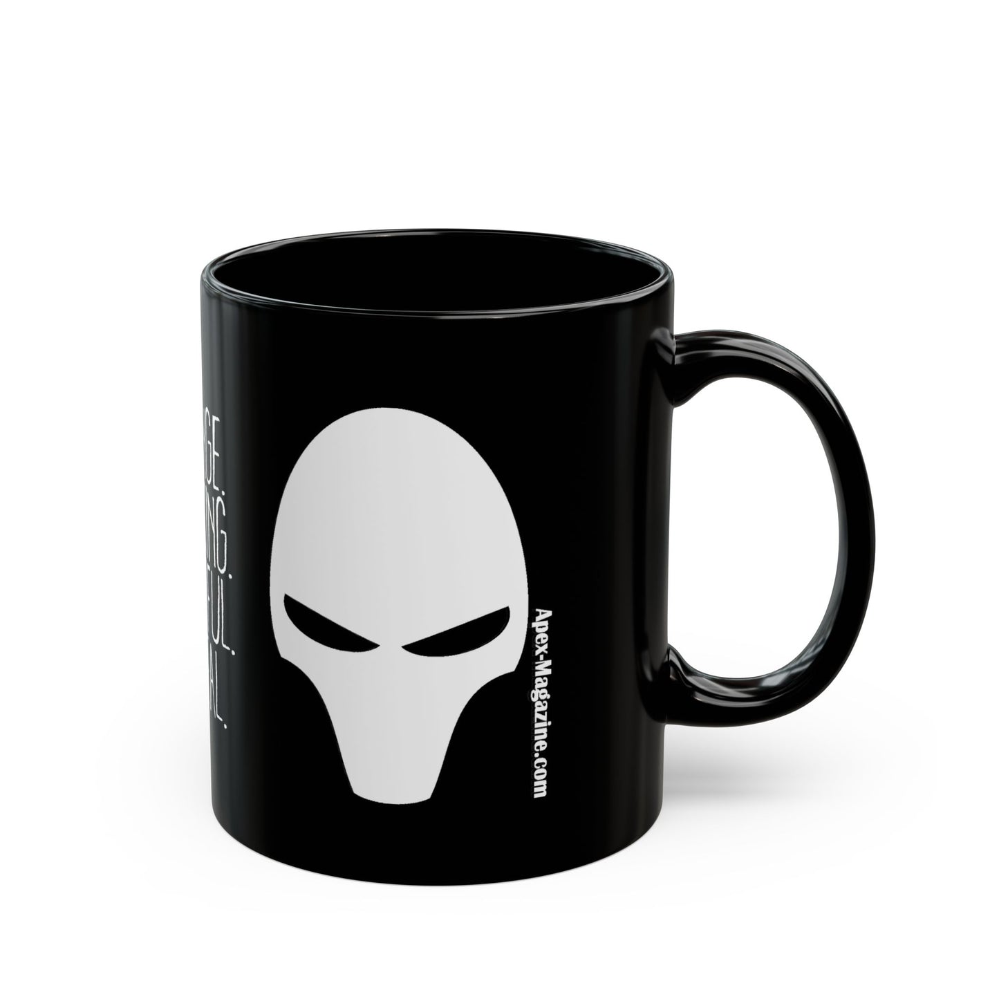 Apex Magazine Black Ceramic Mug (11oz, 15oz) - Apex Book Company