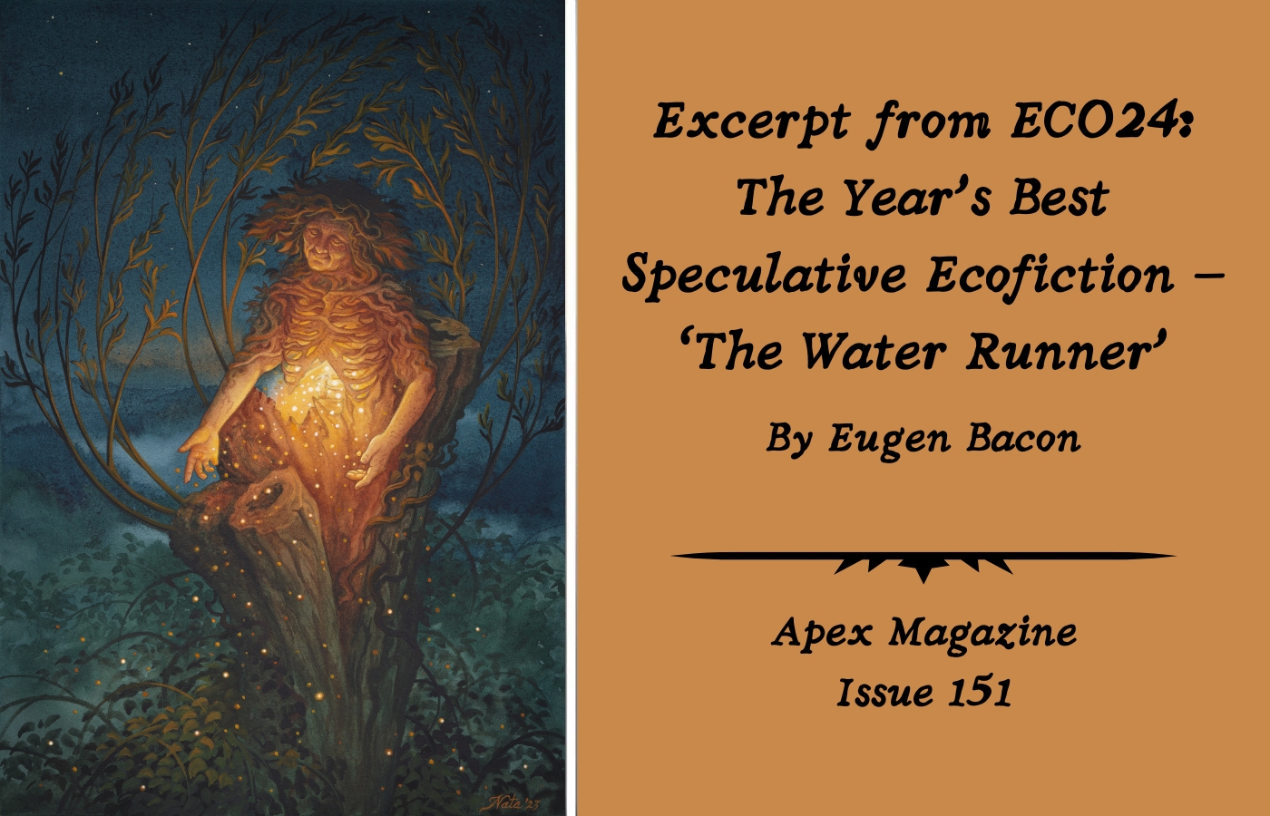 Excerpt from ECO24: THE YEAR'S BEST SPECULATIVE ECOFICTION — "The Water Runner" by Eugen Bacon