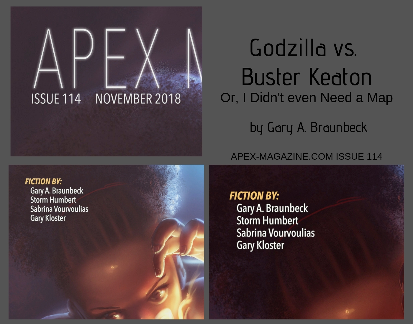 Godzilla vs Buster Keaton, Or: I Didn’t Even Need a Map