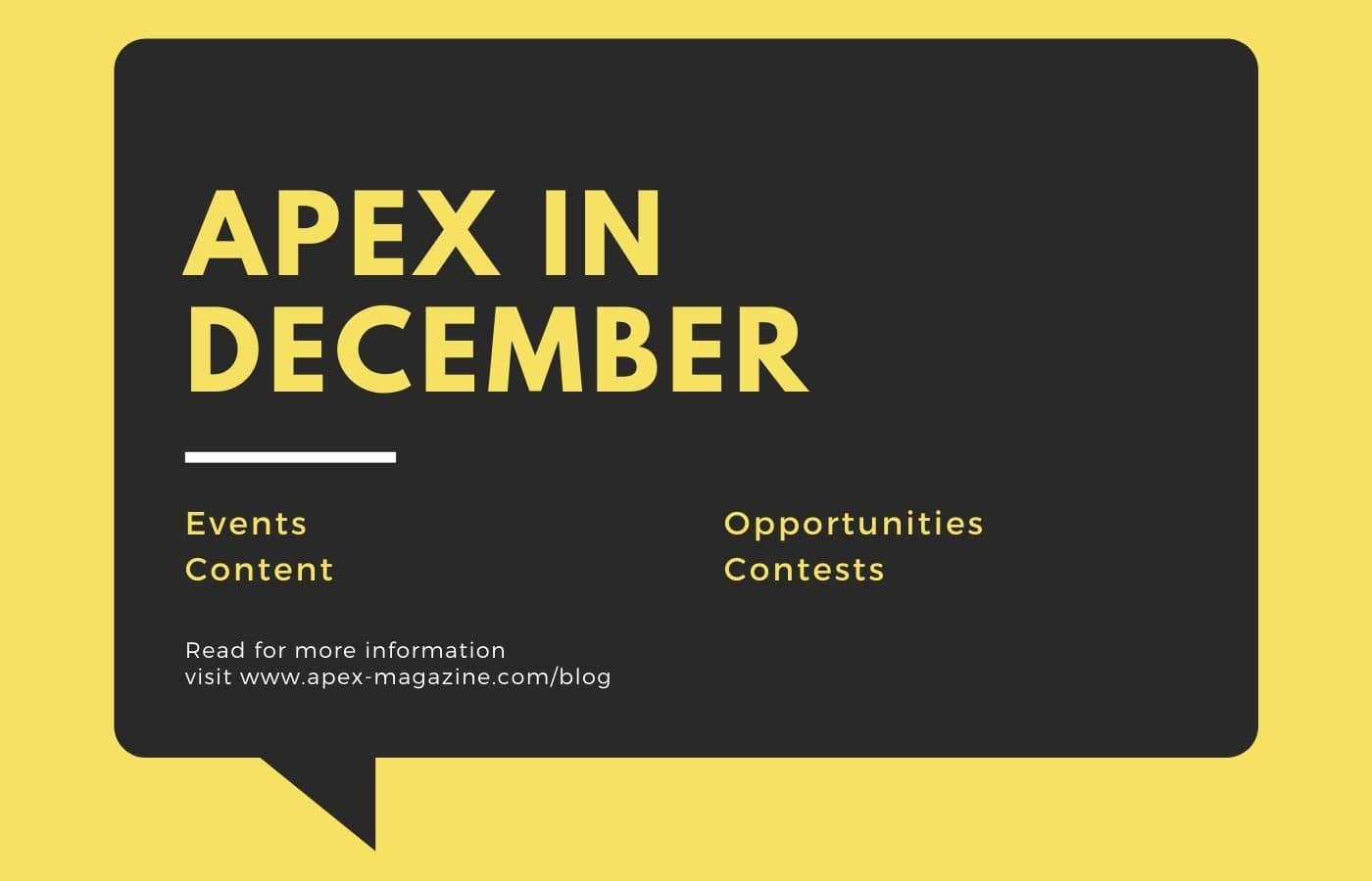 Apex in December 2022