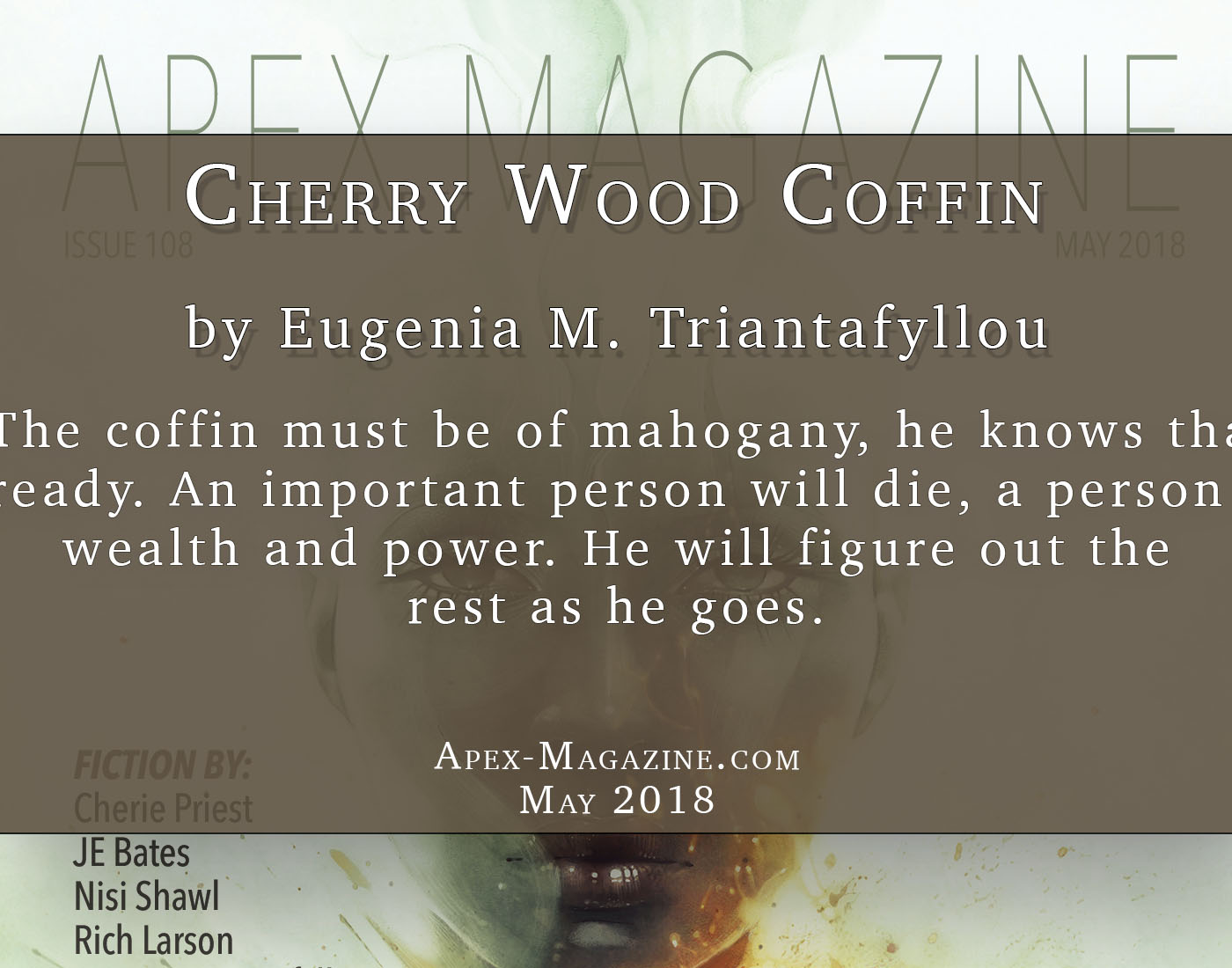 Cherry Wood Coffin