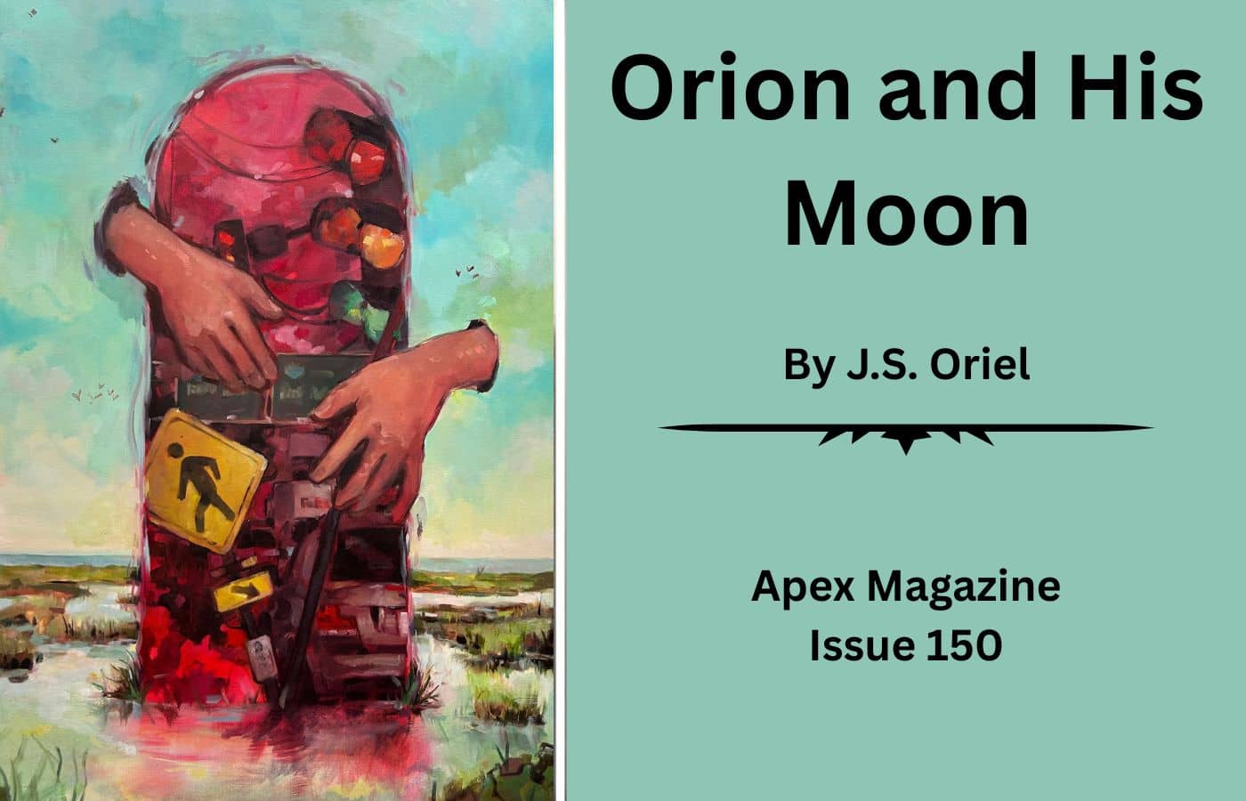 Orion and His Moon