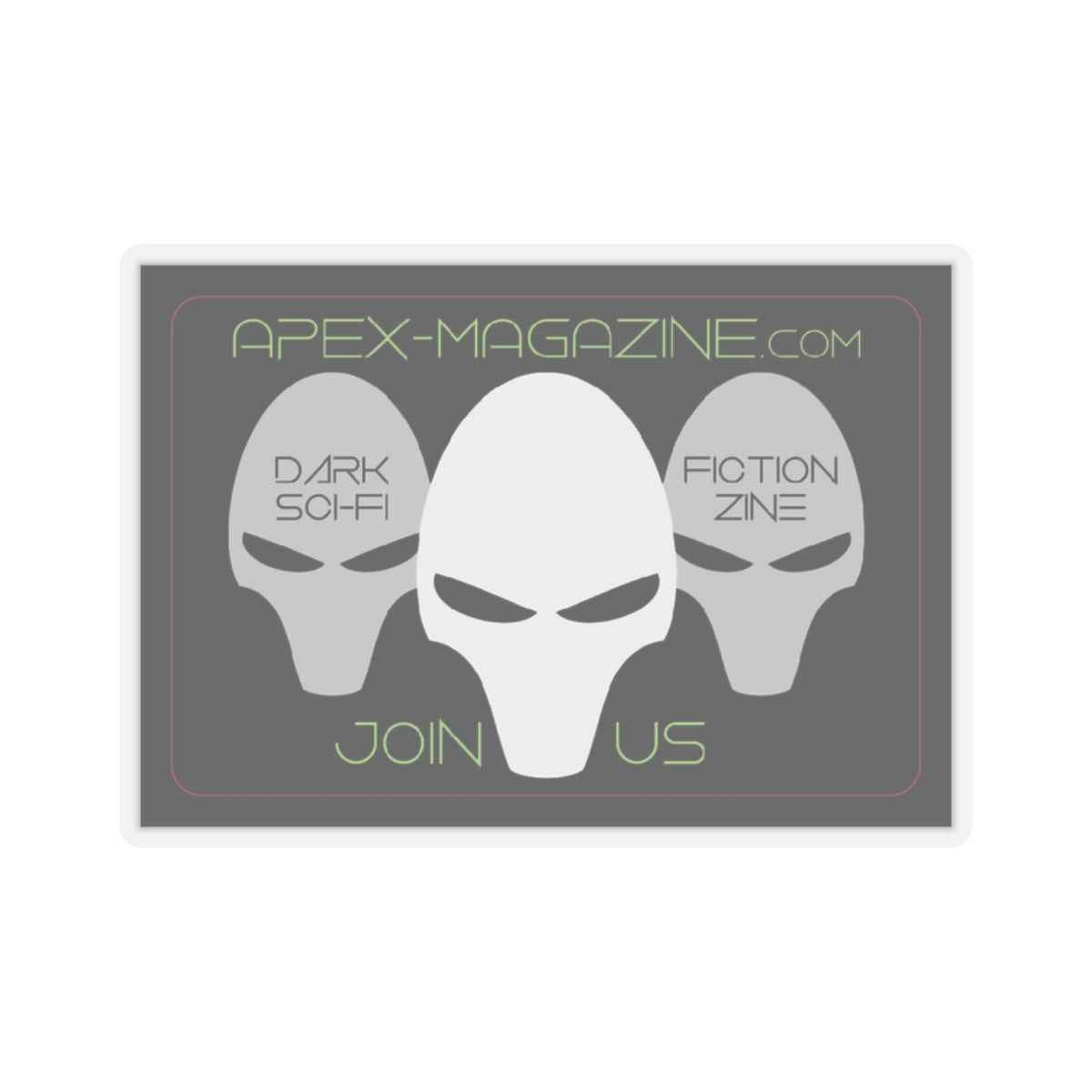 Apex Magazine Triple Alien Head Stickers
