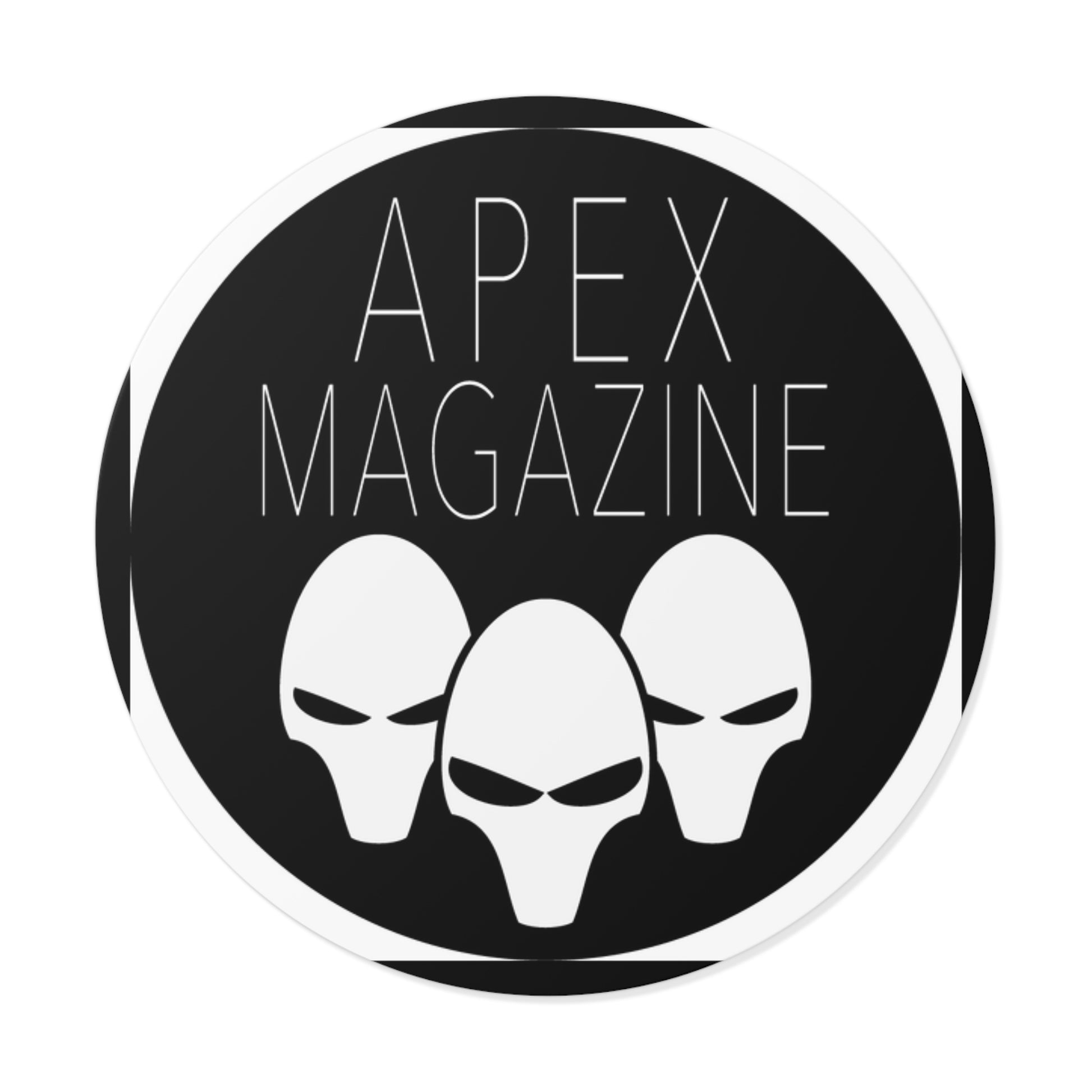 Apex Magazine Round Vinyl Stickers - Apex Book Company