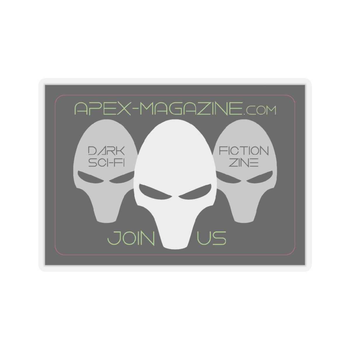 Apex Magazine Triple Alien Head Stickers