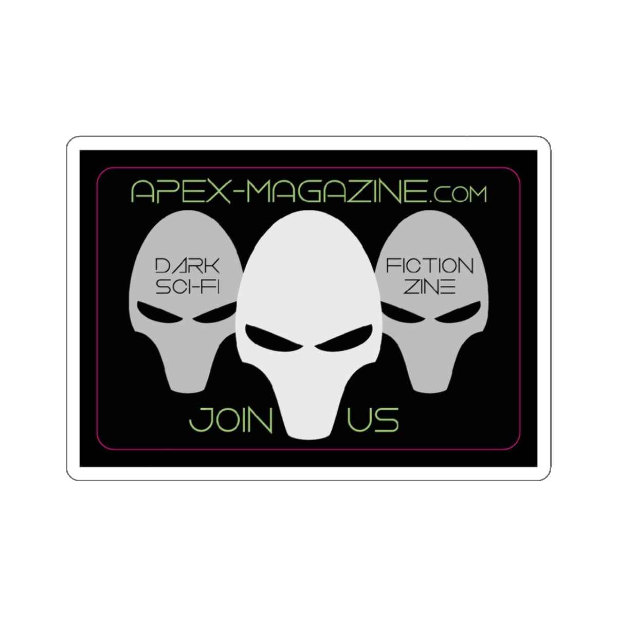 Apex Magazine Triple Alien Head Stickers