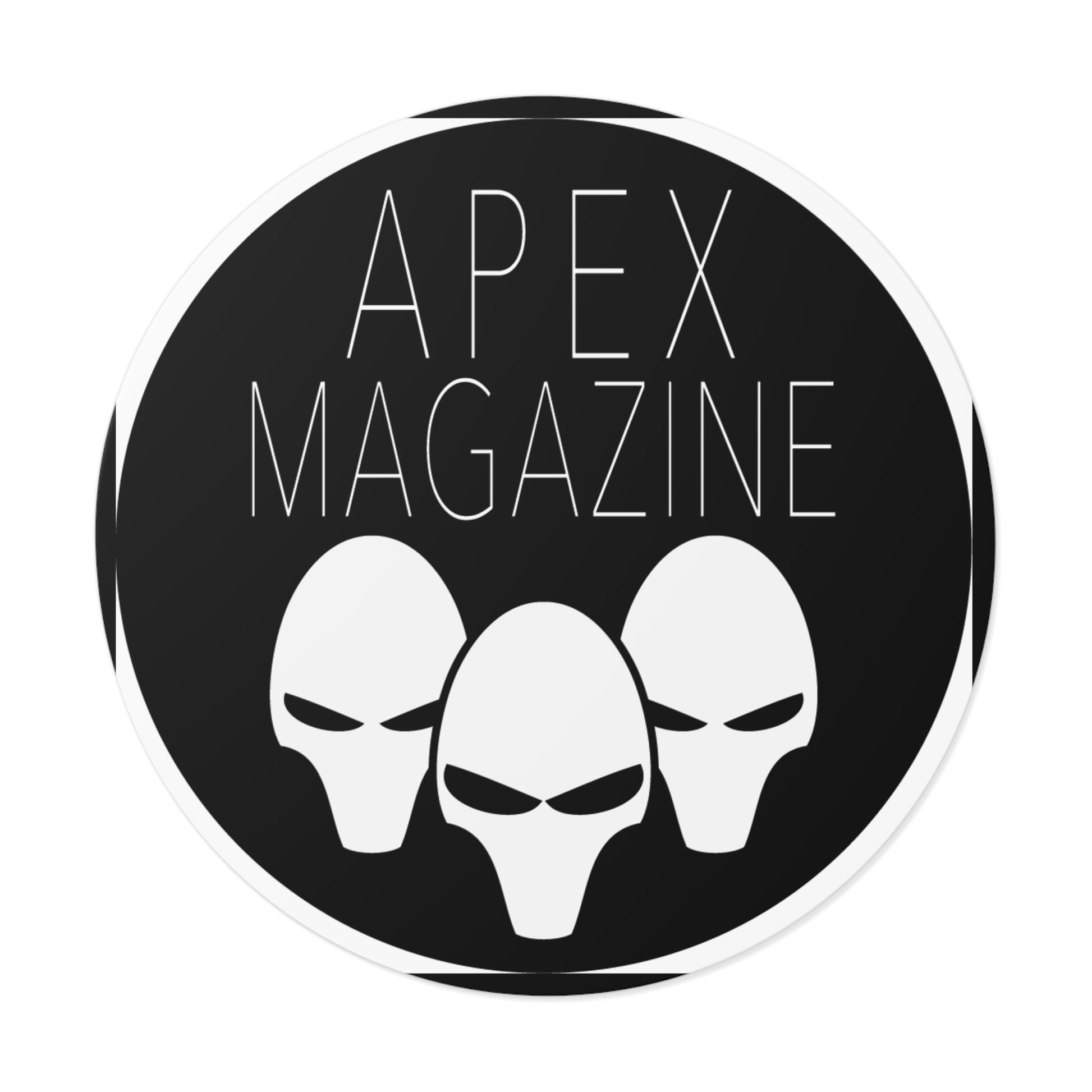Apex Magazine Round Vinyl Stickers - Apex Book Company